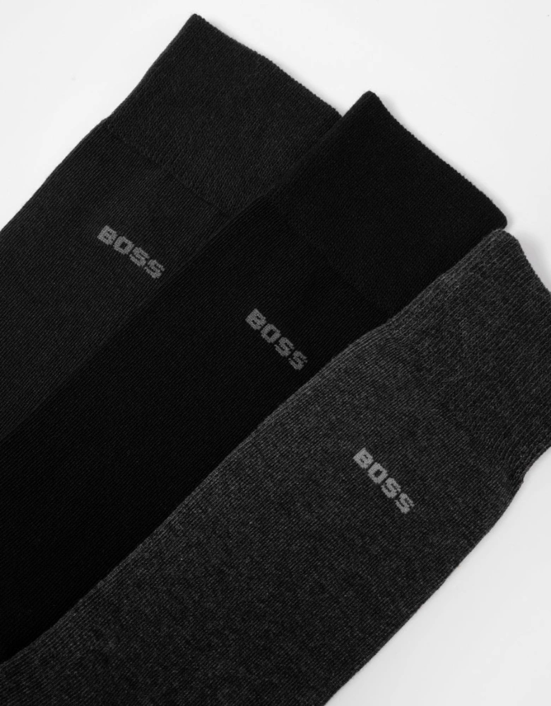 BOSS Orange 3 Pack RS Uni Socks NOS - Blue/Grey/Black 961