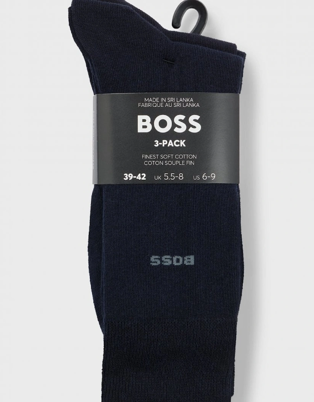 BOSS Orange 3 Pack RS Uni Socks NOS - Dark Blue 401