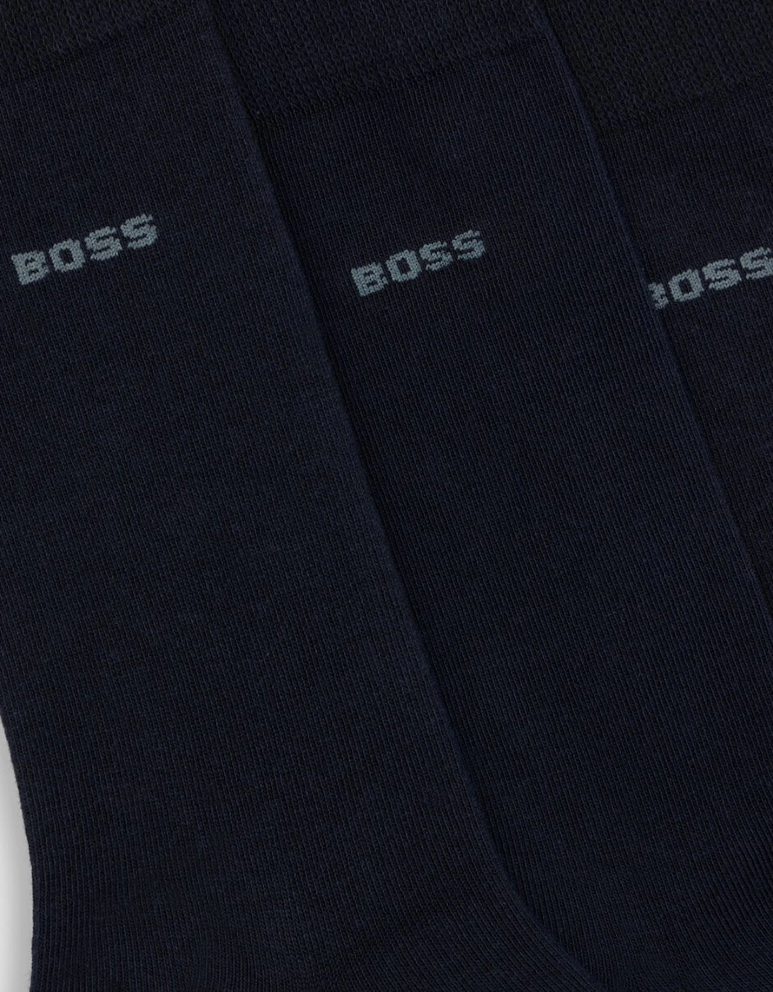 BOSS Orange 3 Pack RS Uni Socks NOS - Dark Blue 401