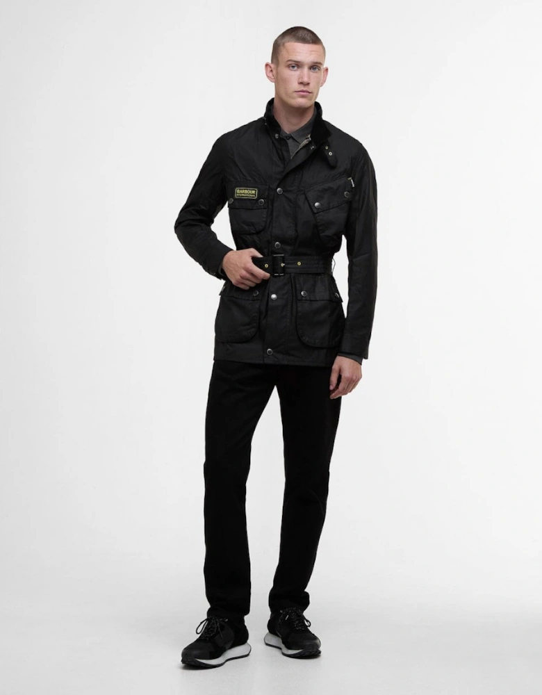 Slim International Mens Wax Jacket
