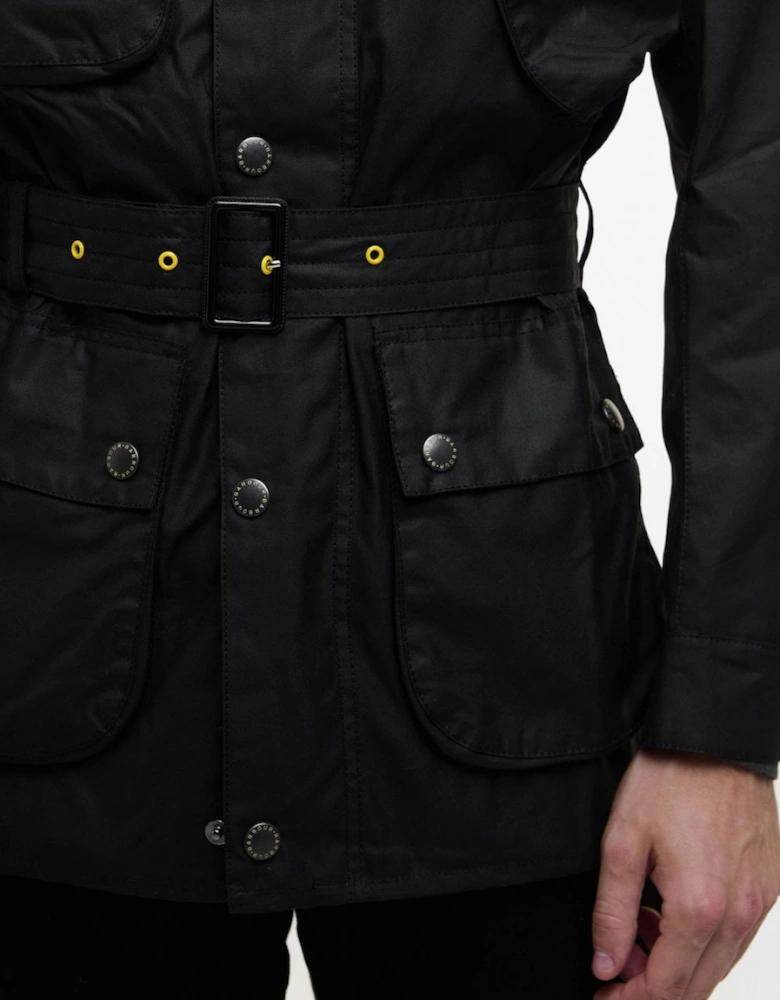 Slim International Mens Wax Jacket