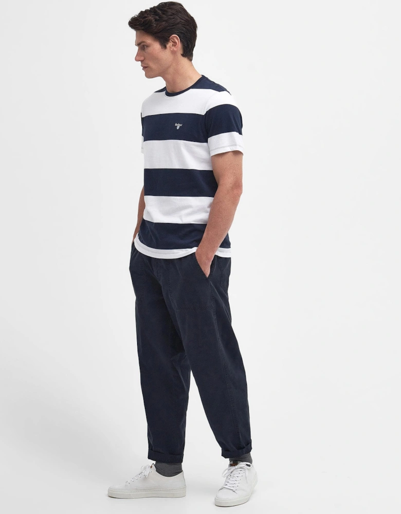 Whalton Stripe Mens Tailored T-Shirt