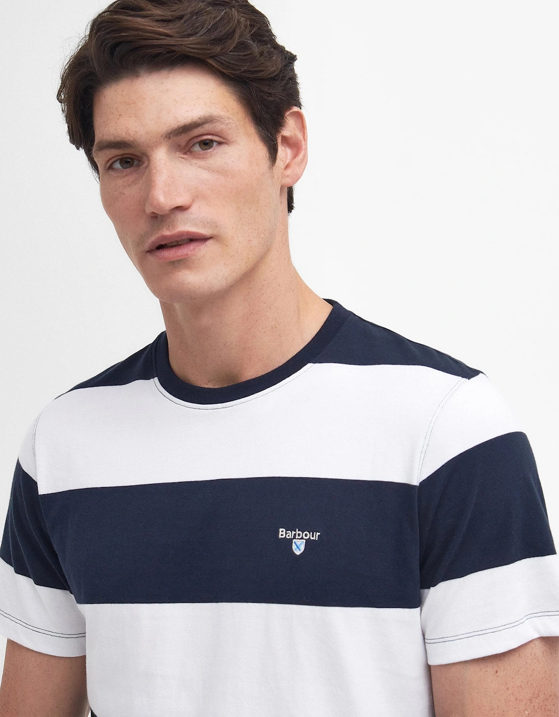 Whalton Stripe Mens Tailored T-Shirt