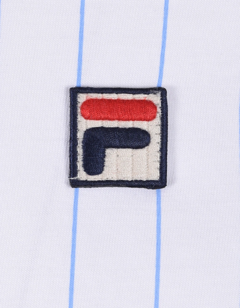 BB1 Classic Vintage Polo White/Navy/Vista Blue