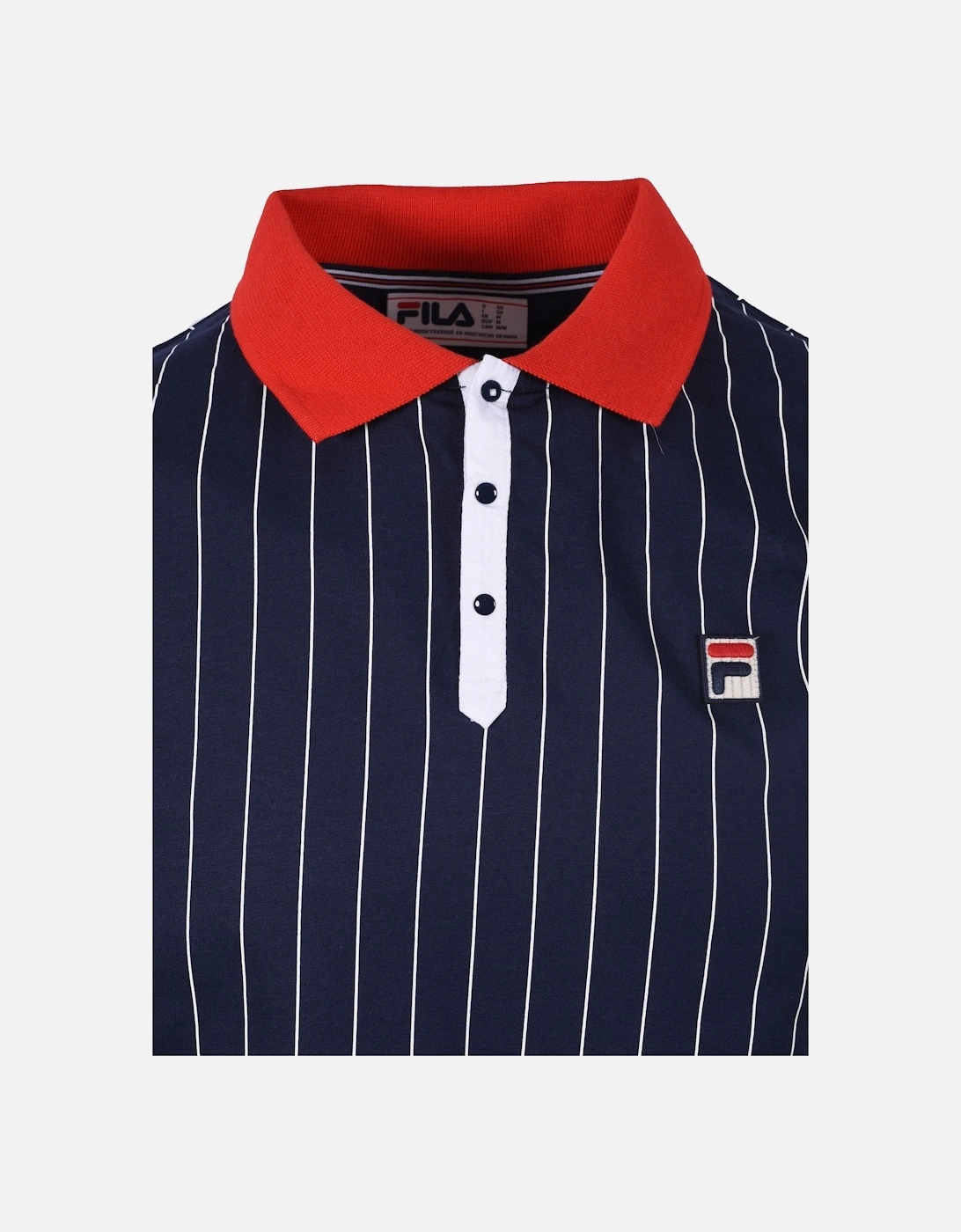 BB1 Classic Vintage Striped Polo Navy/Red