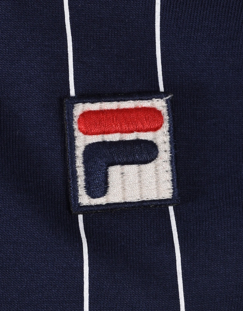 BB1 Classic Vintage Striped Polo Navy/Red