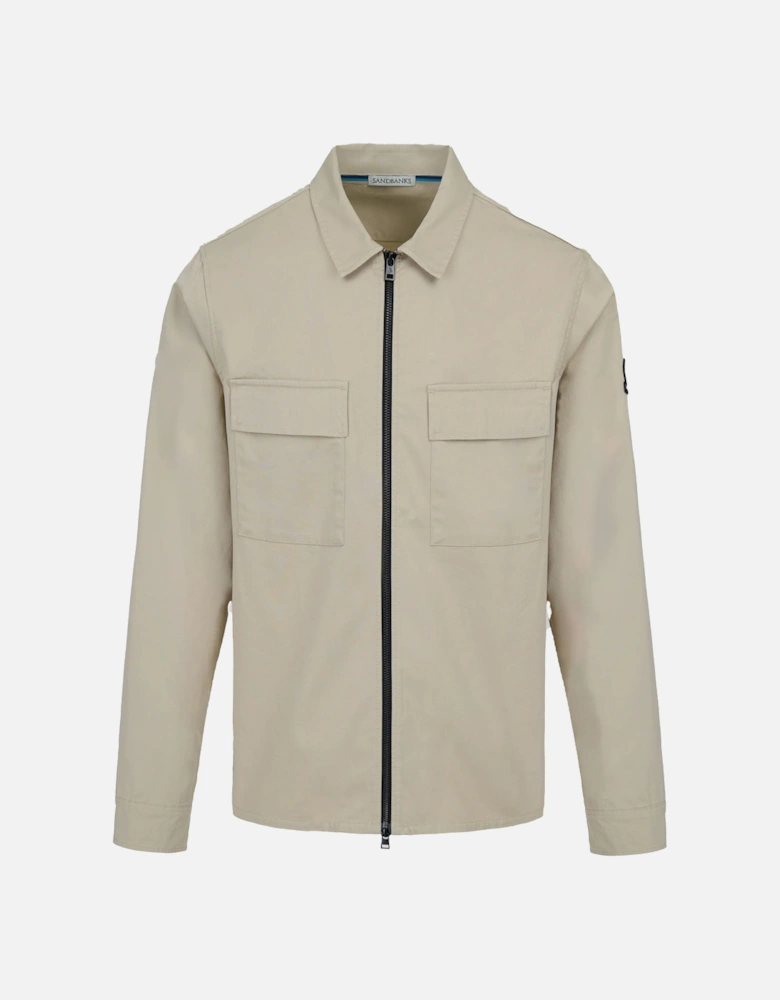 Gabardine Jacket Stone