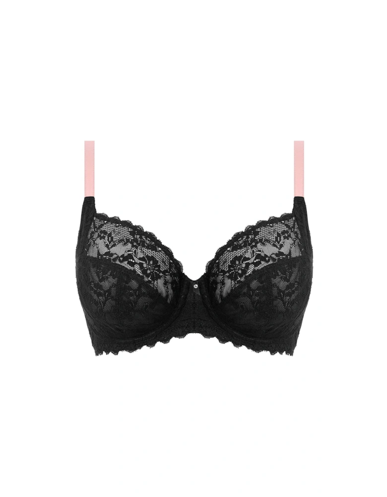 Underwired Side Support Bra - Black