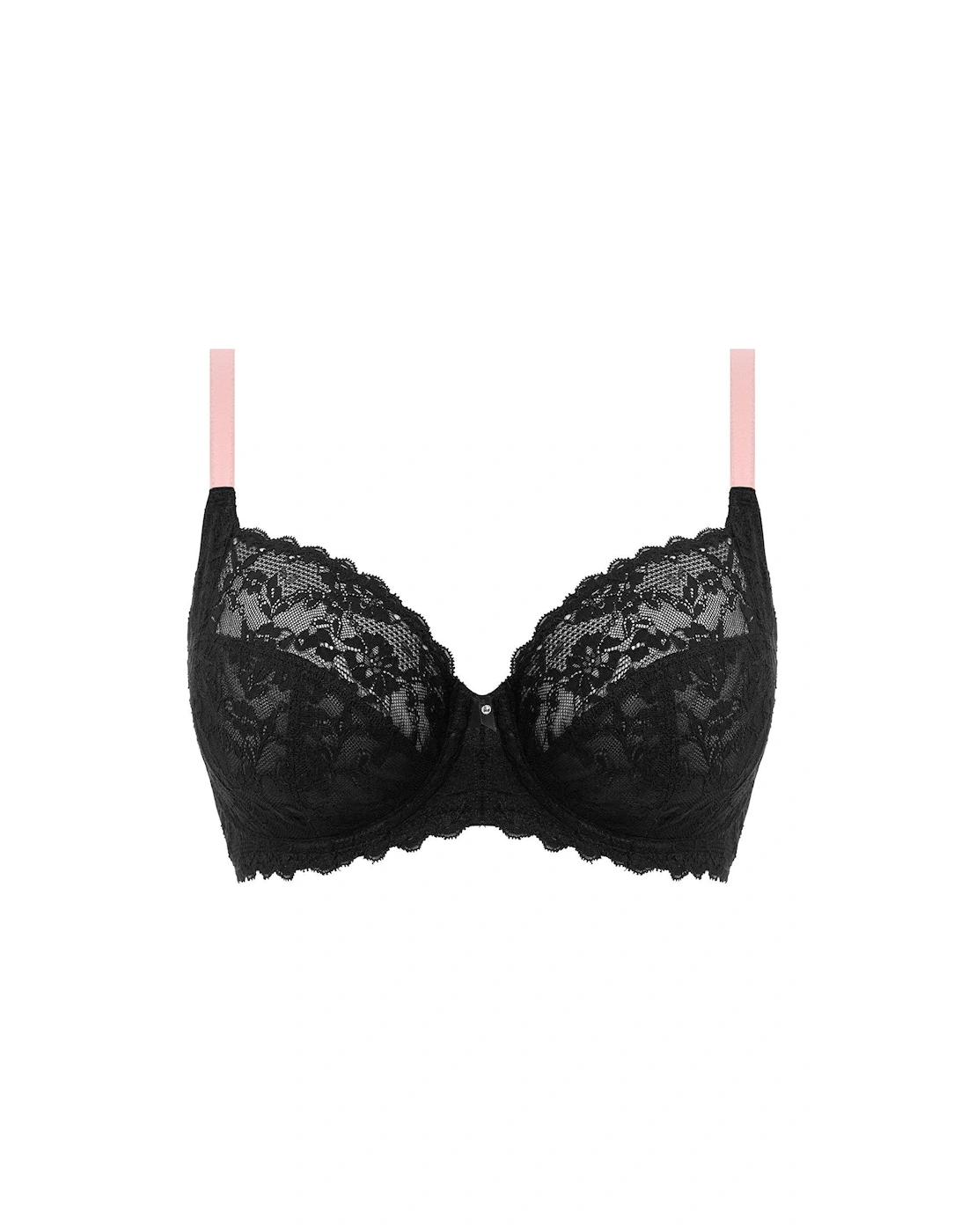 Underwired Side Support Bra - Black