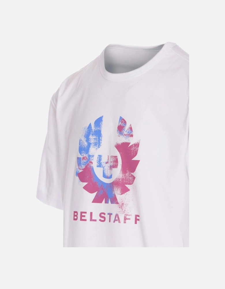 Blur Phoenix Graphic T-shirt White