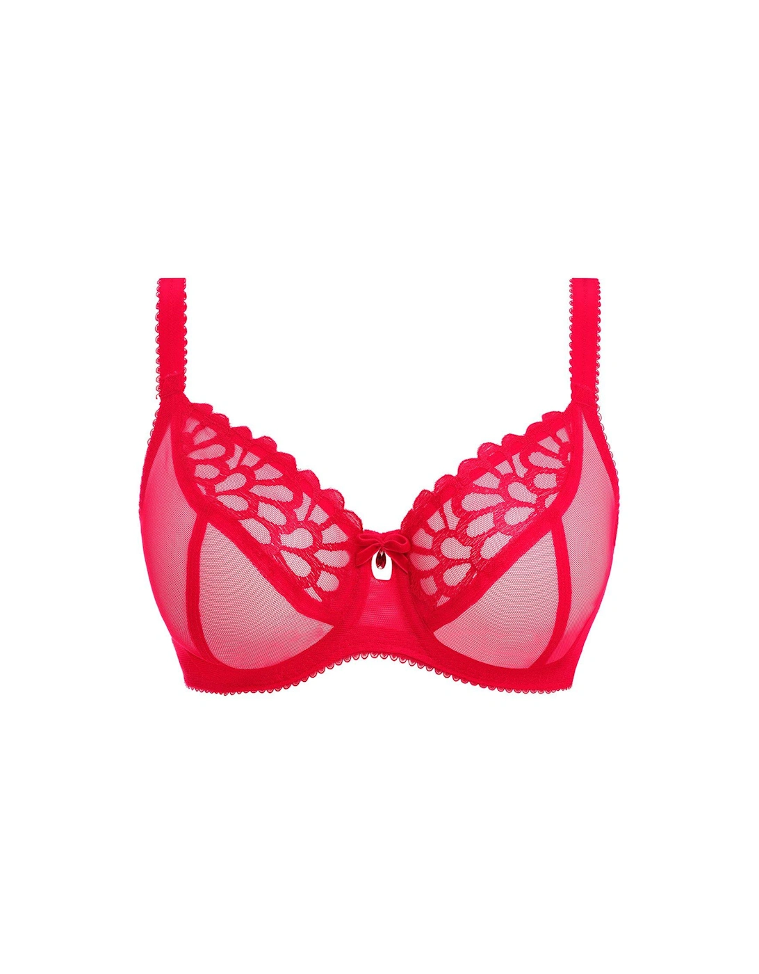 Loveland Underwired Plunge Bra - Red