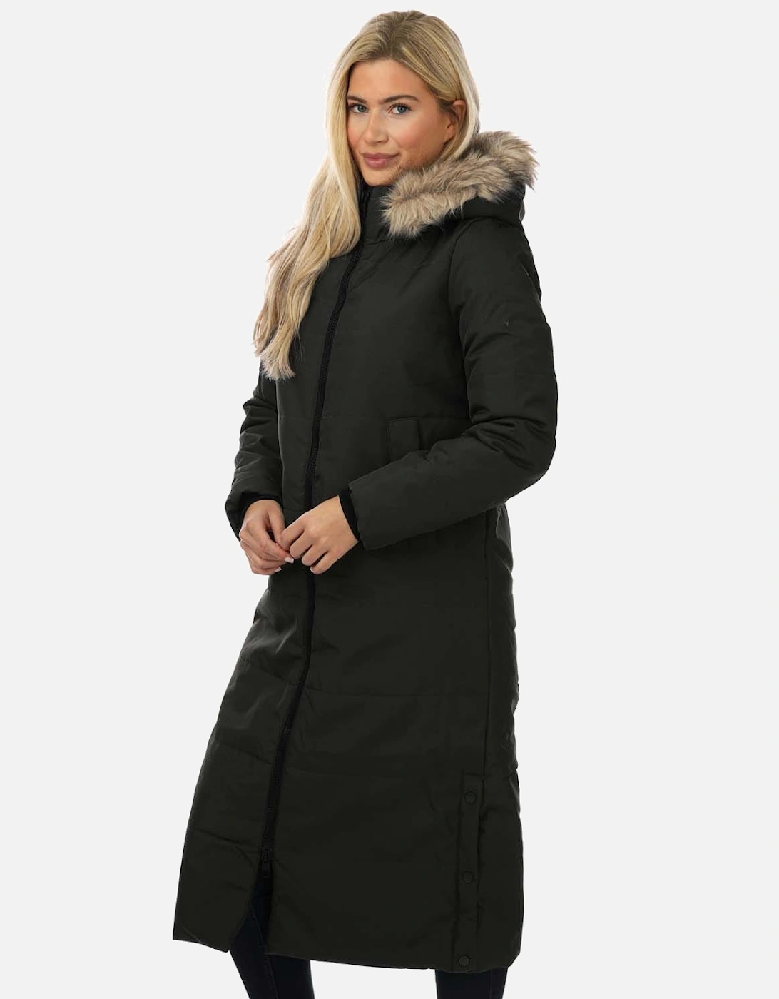 Womens Addison Long Coat, 7 of 6