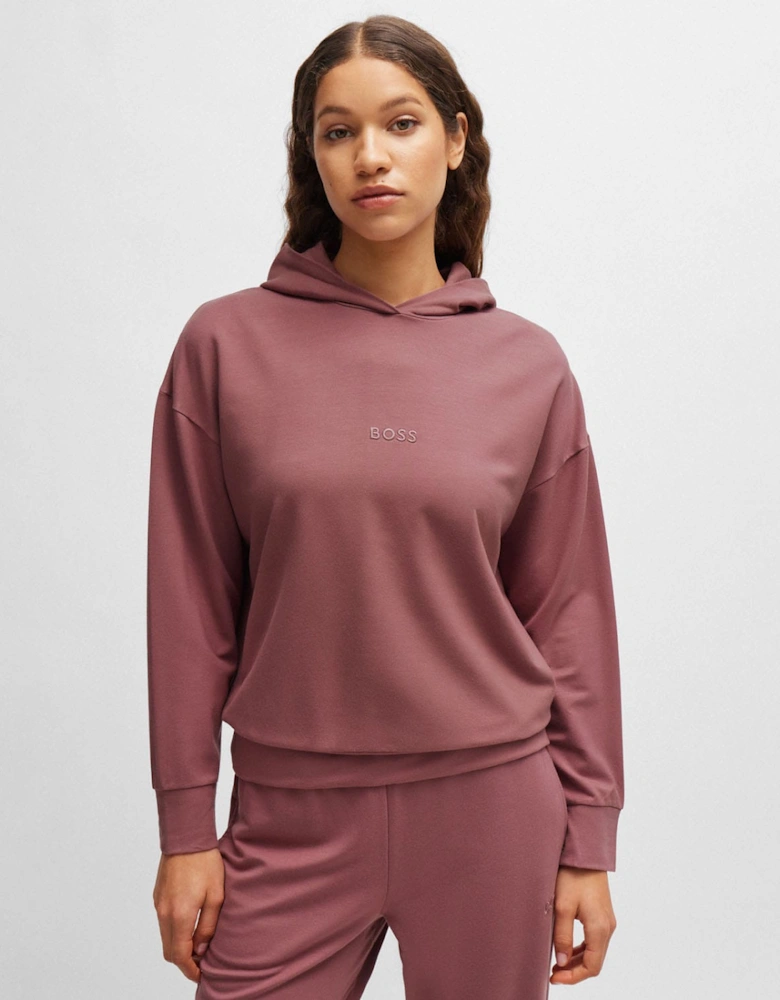 Embroidered Logo French Terry Hoodie