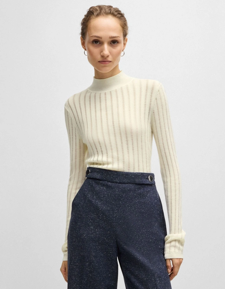 Fatirami Structured Stripes Sweater