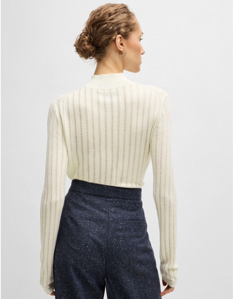 Fatirami Structured Stripes Sweater
