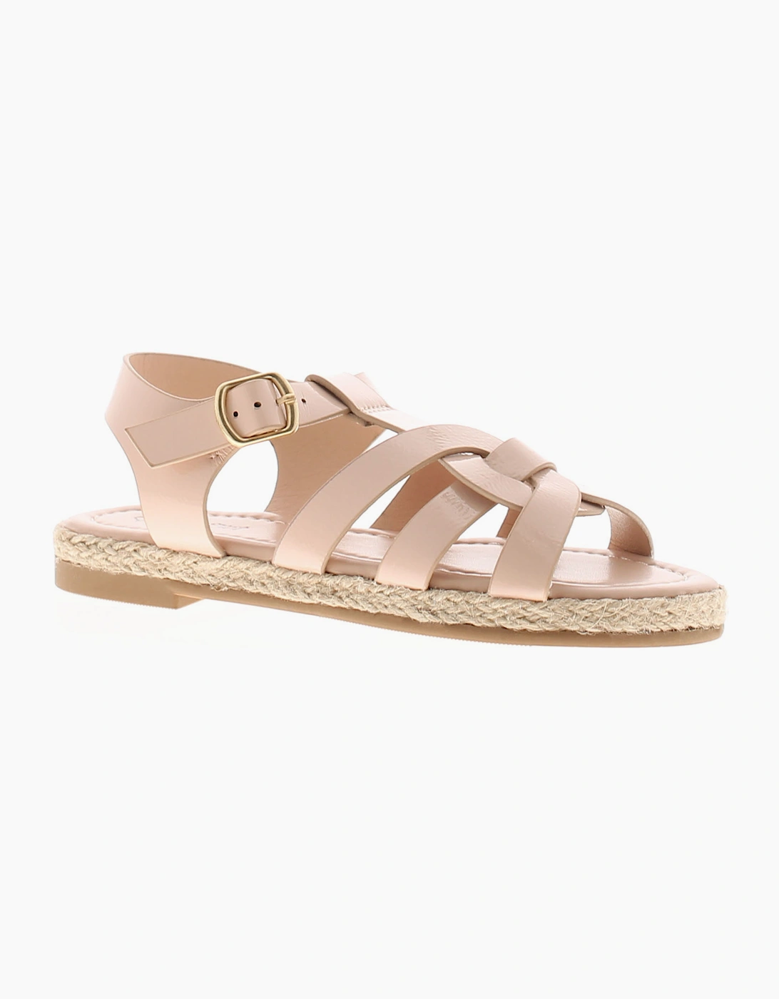 Girl's Miss Riot Girls Sandals Gladiator Strappy Espie 10 to 2 pink UK Size - Size: 1