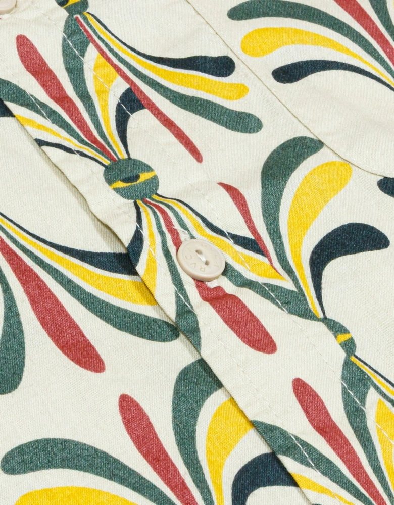 LA Eye Floral Shirt - Light Khaki