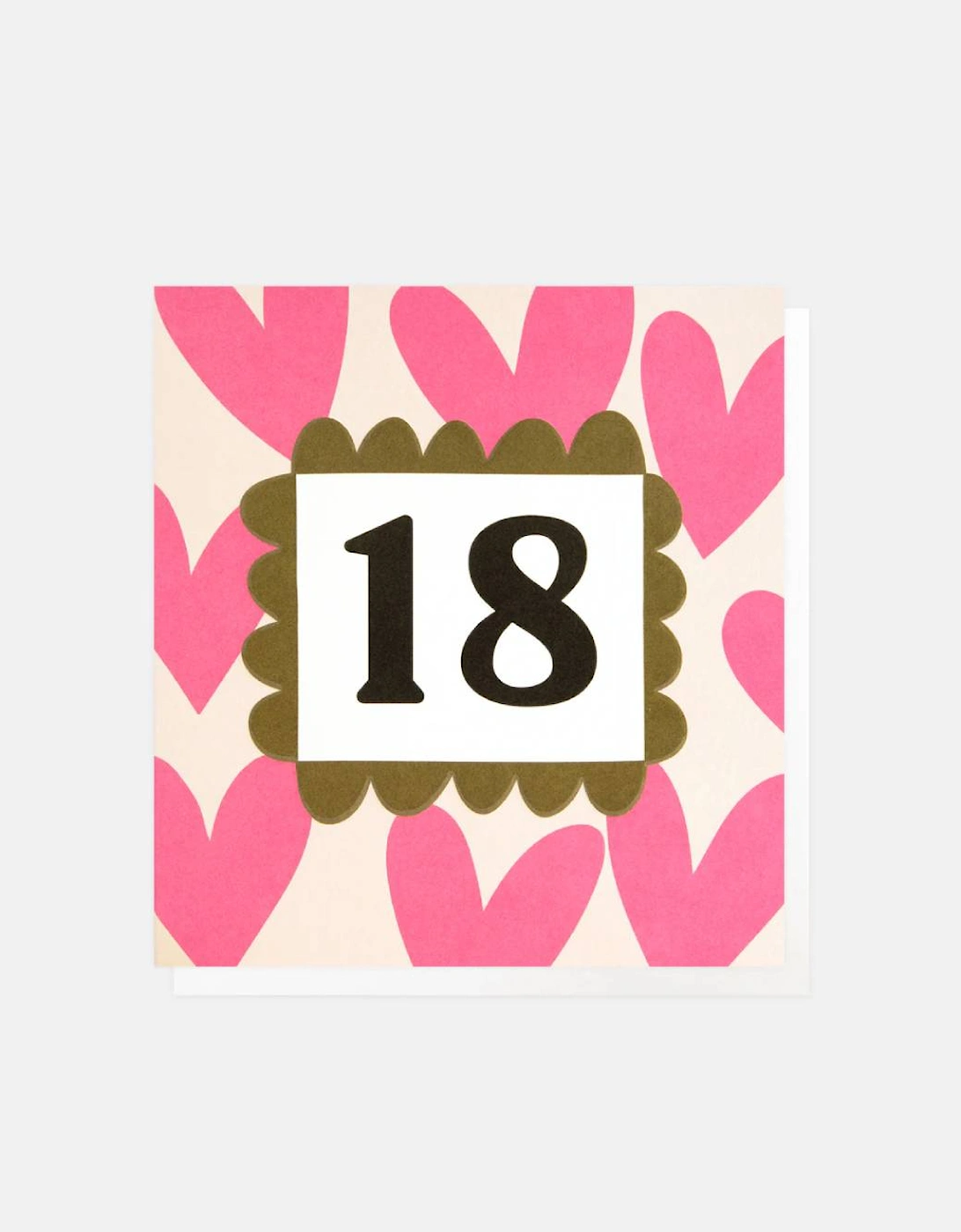 Pink Hearts 18th Birthday Card, 2 of 1