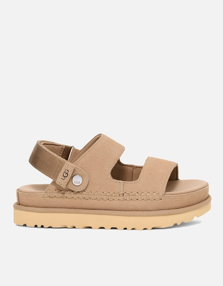 Women's Goldenstar Glide Suede Double Strap Sandals