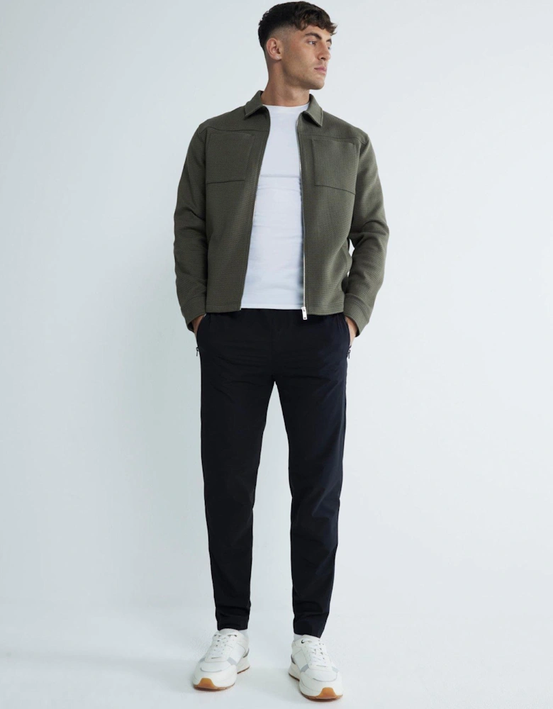 Olivier Skinny Pull On Trousers - Black