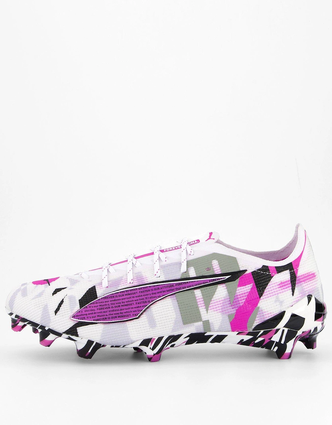 Mens Ultra 5 Ultimate Forever Firm Ground Football Boots - White, 2 of 1