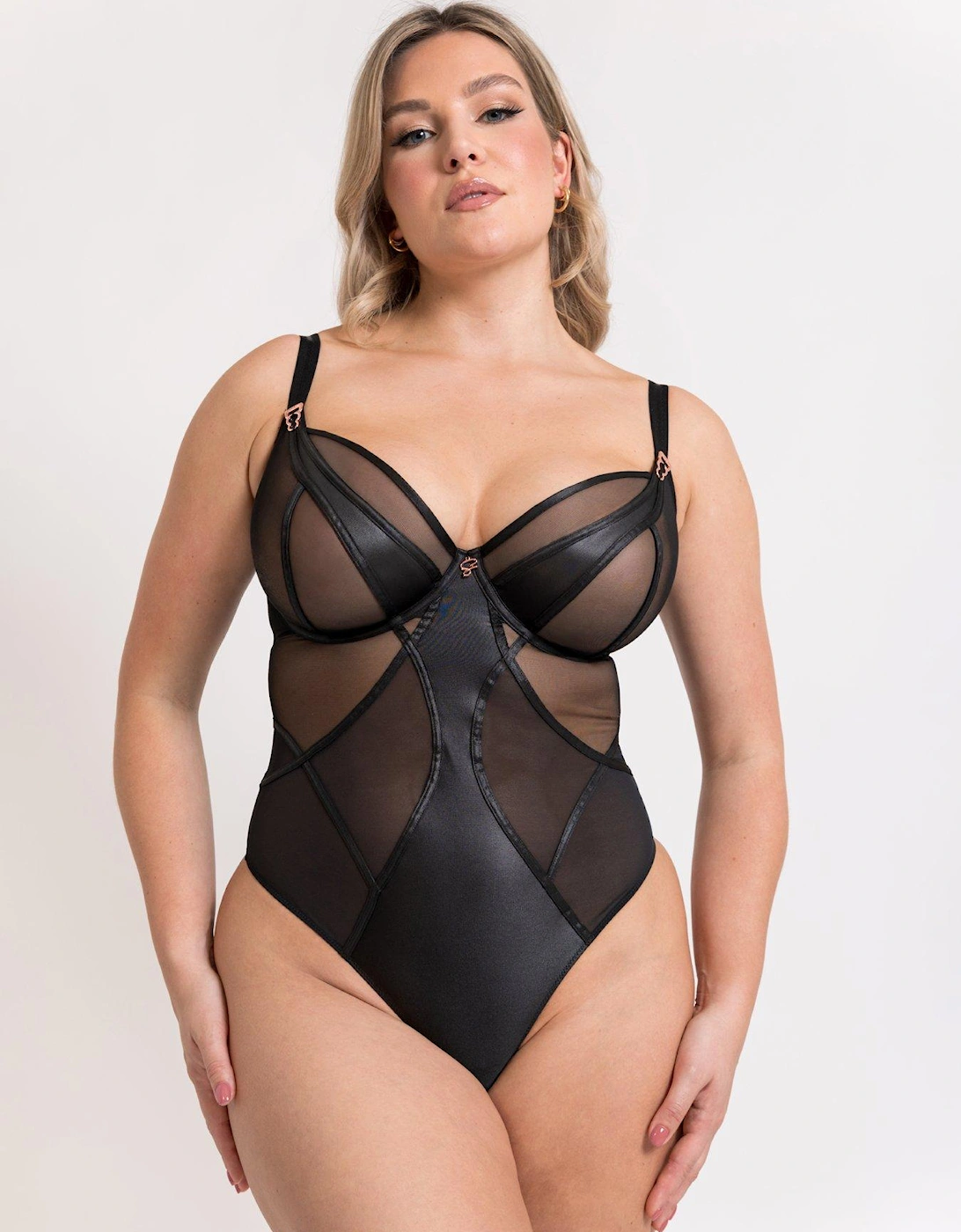 Scantilly By Suspense Plunge Bodysuit - Black, 2 of 1