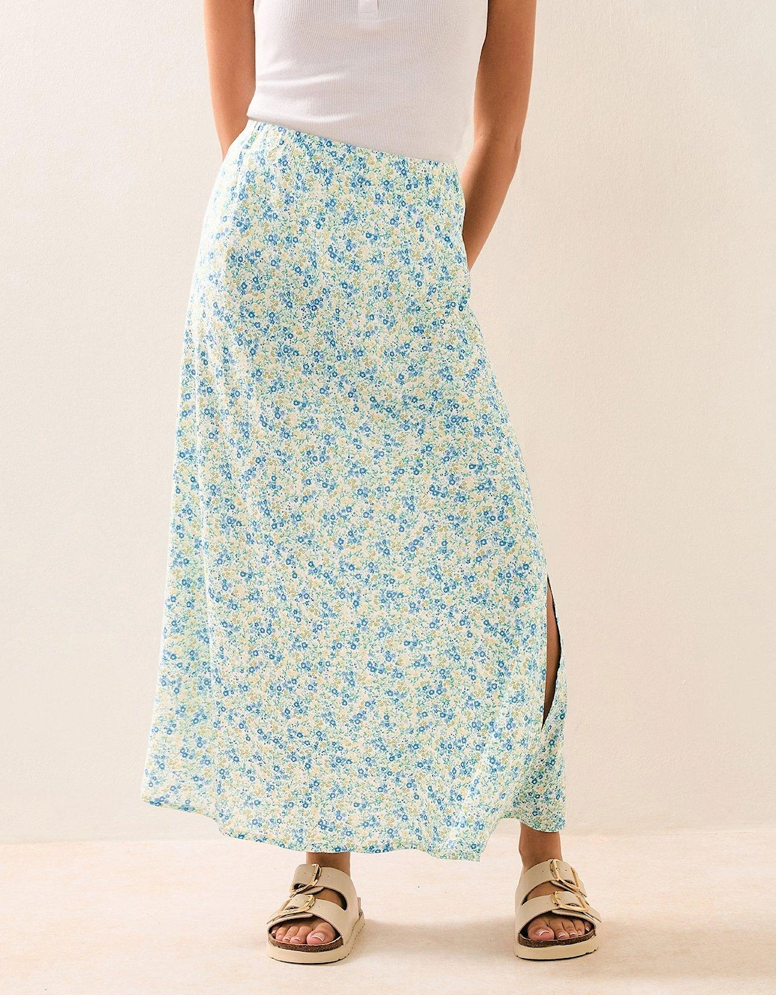 Petite A Line Midaxi Skirt, 2 of 1