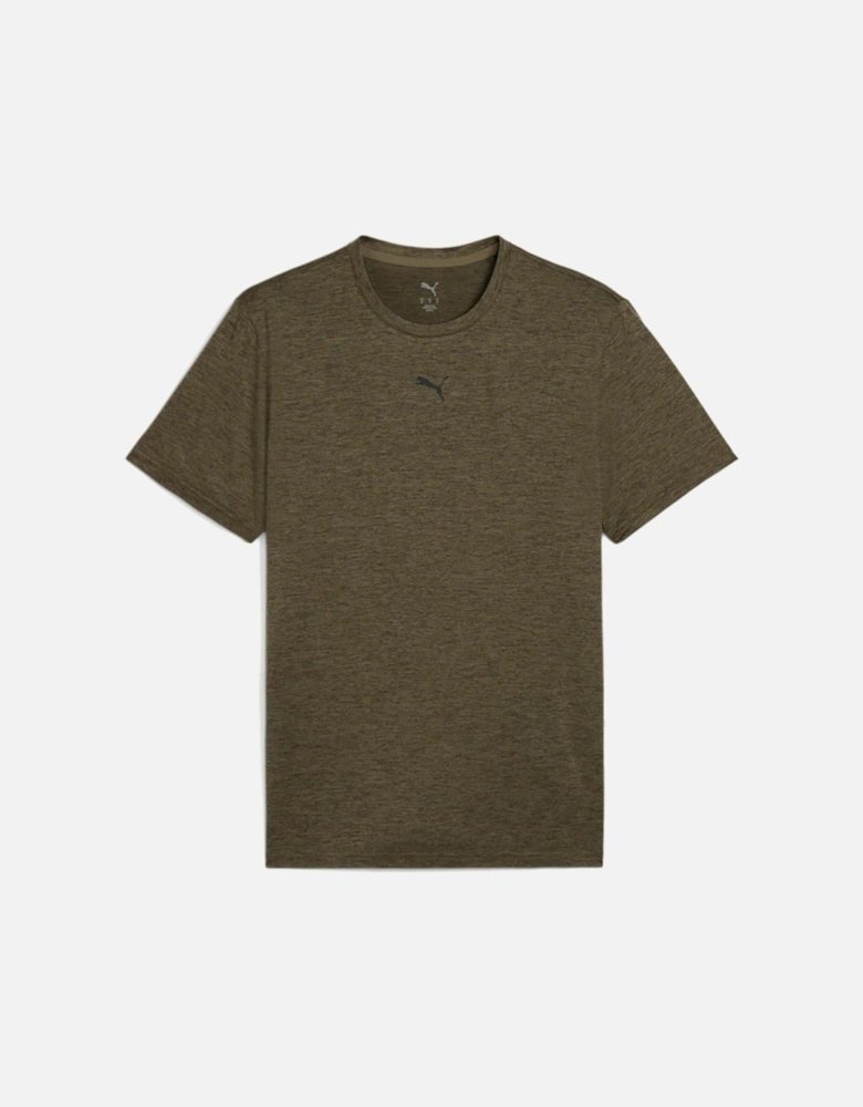 Men's Training Essentials Heather Cat T-Shirt - Loden Green Heather