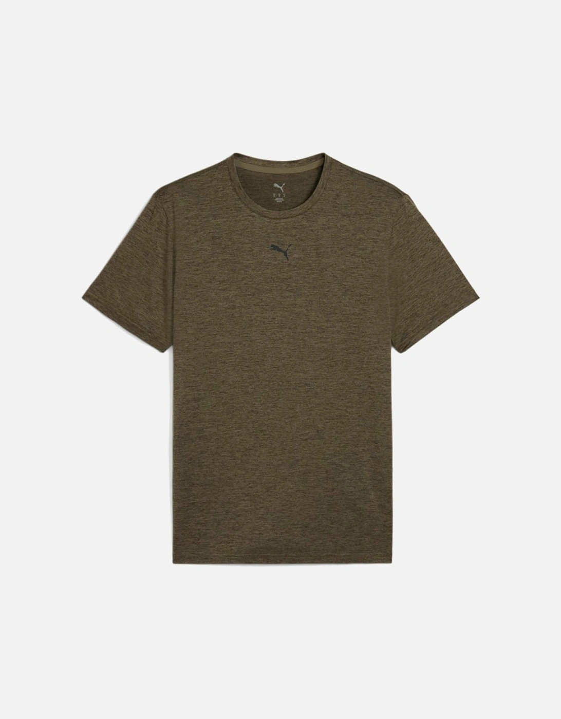 Men's Training Essentials Heather Cat T-Shirt - Loden Green Heather, 3 of 2