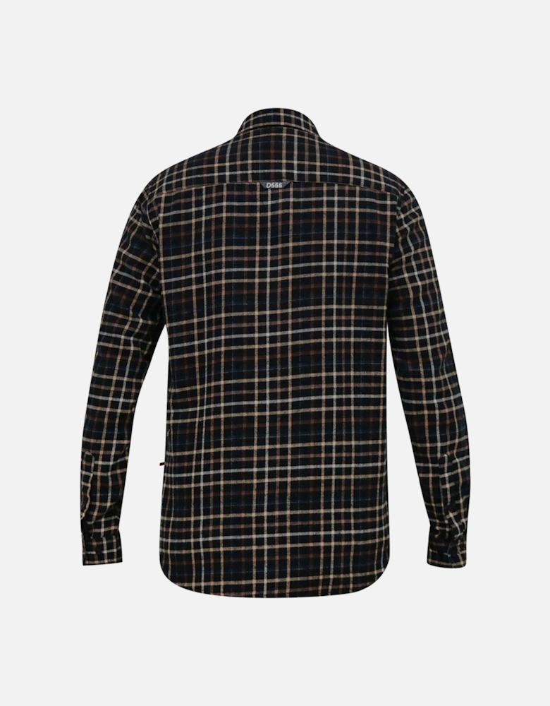 Destin Check Shirt - Tan/Black