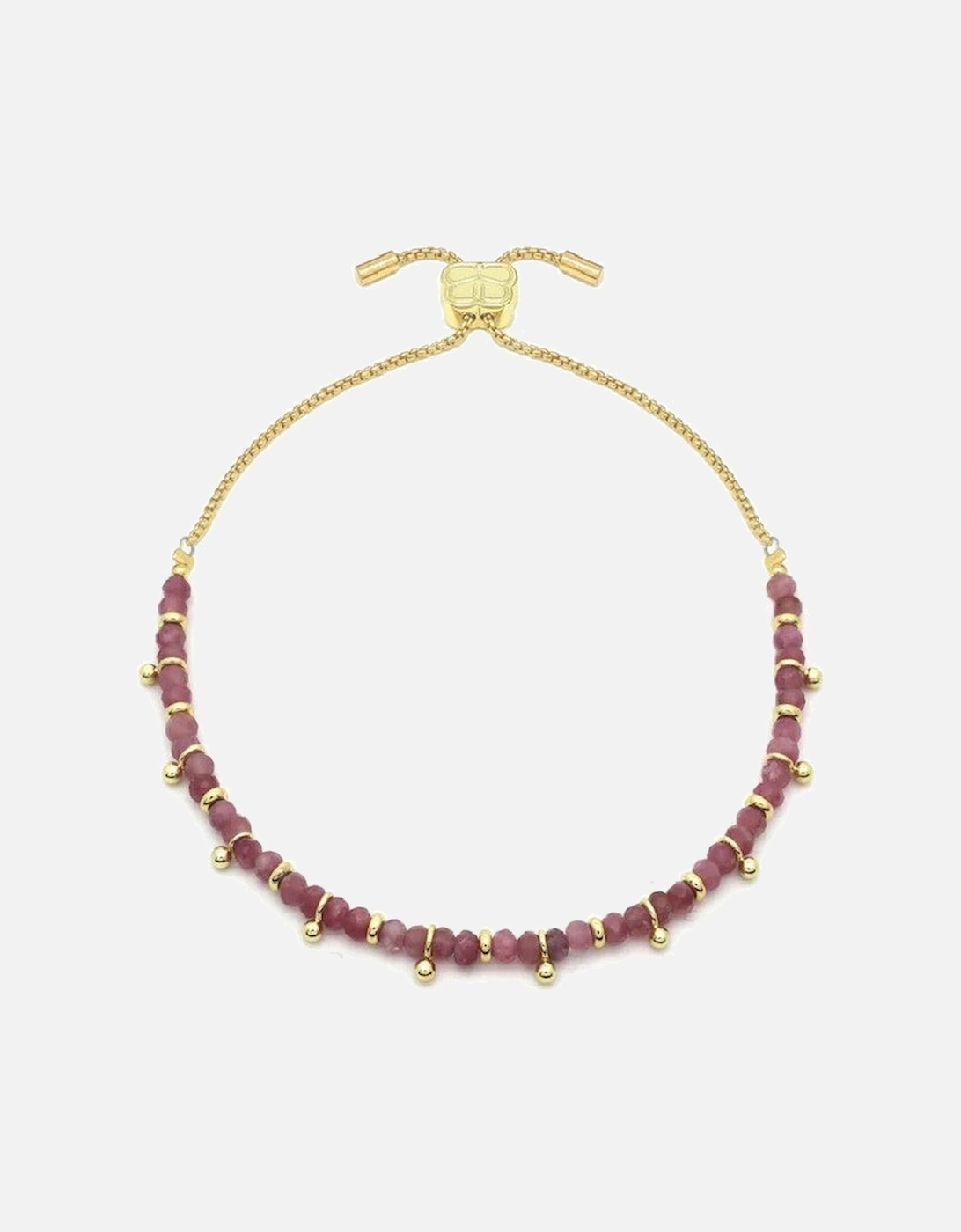 Mystical Pink Tourmaline Gold Bracelet, 2 of 1