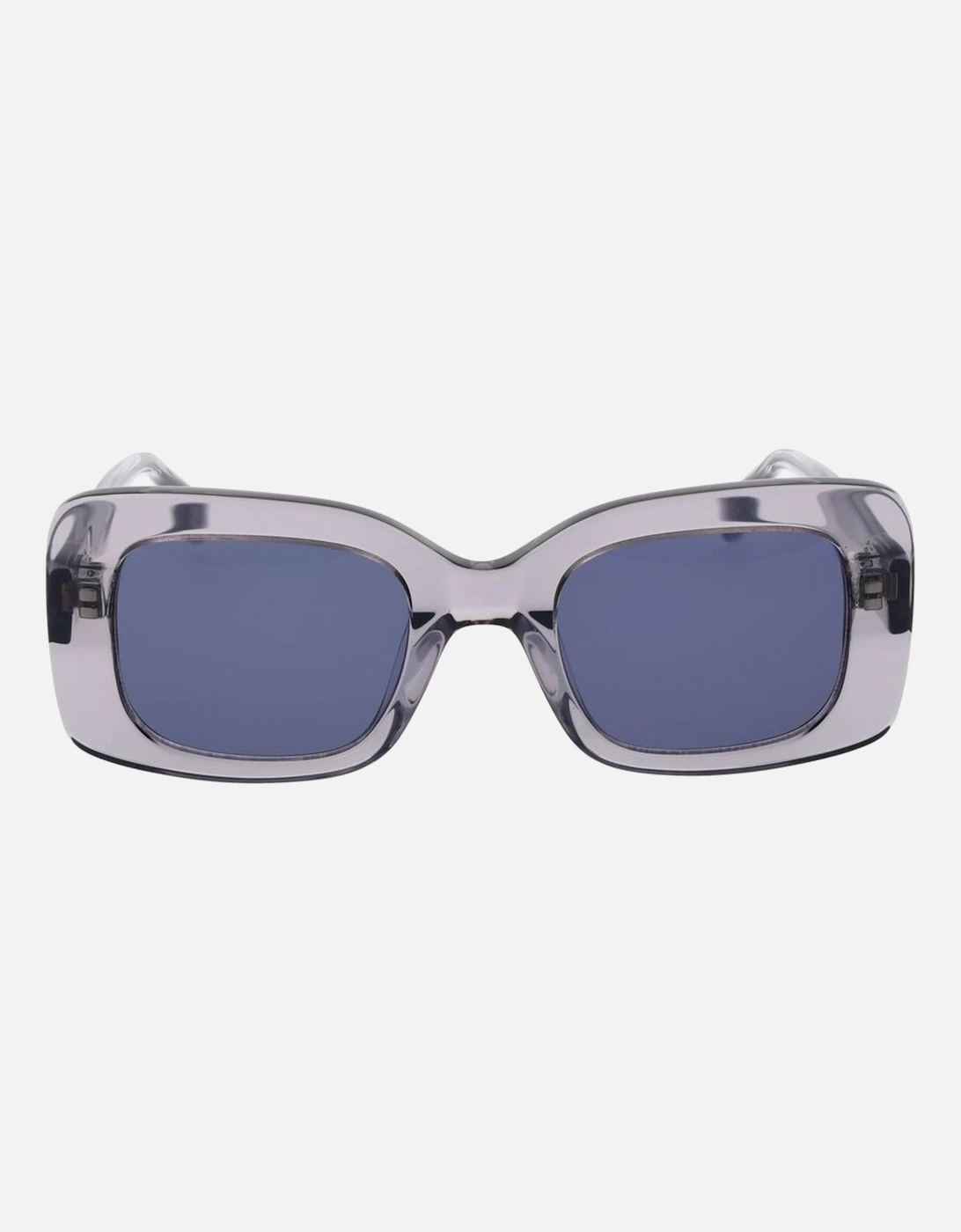 Mirrored Rectangle Acetate Sunglasses with 100% UV Protection Women -
