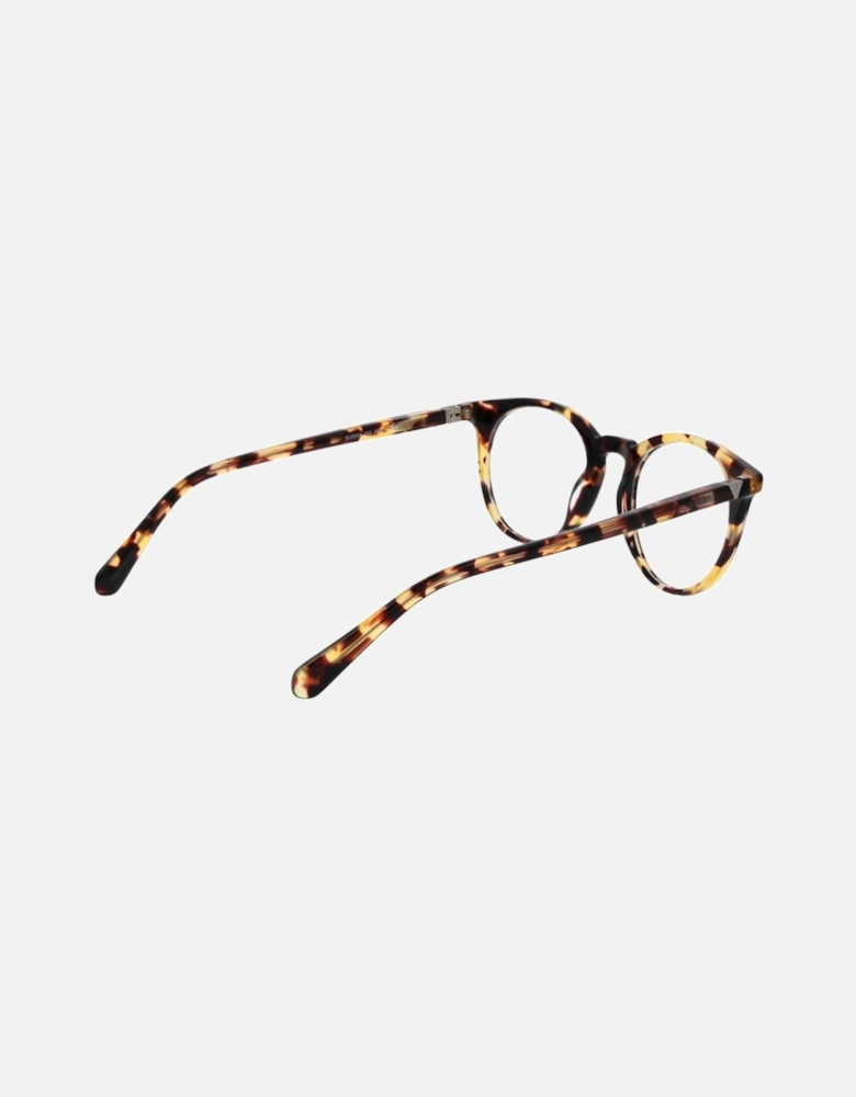 Round Acetate Full-Rim Eyeglasses Women - Brown Frames