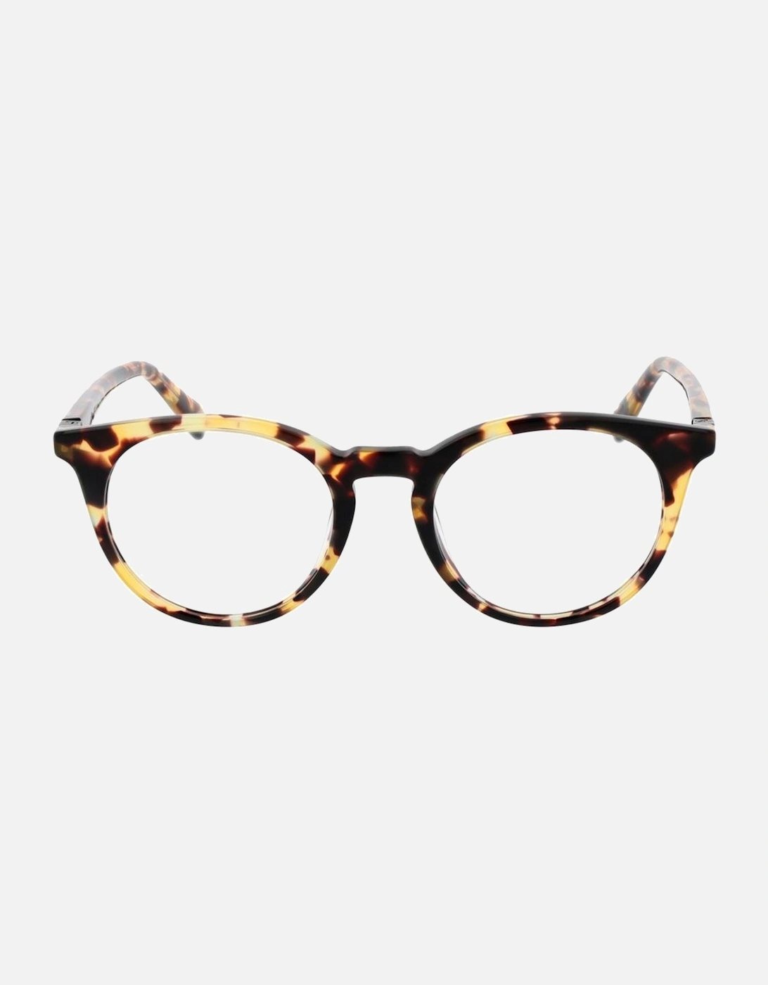 Round Acetate Full-Rim Eyeglasses Women - Brown Frames