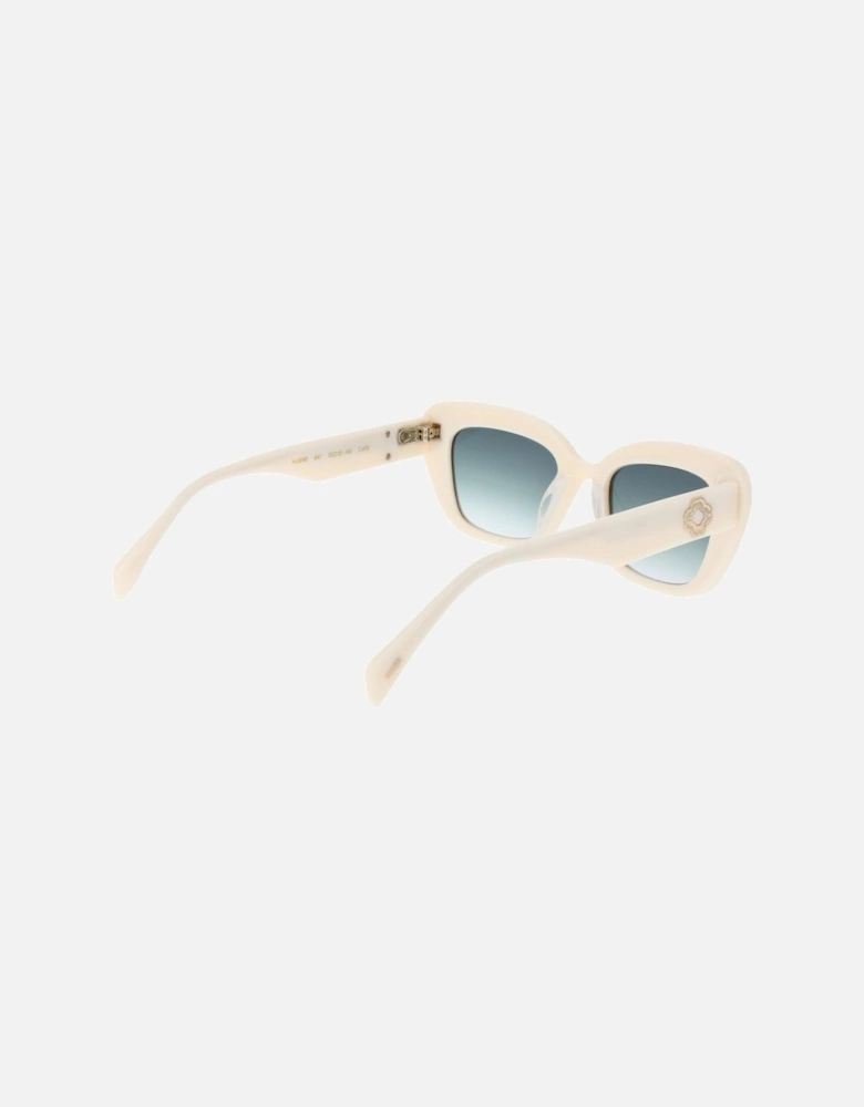 Cat Eye Gradient Sunglasses with UVA/UVB Protection Women - Cream