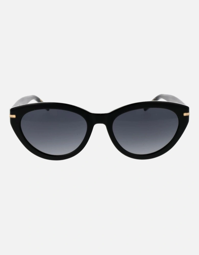 Cat Eye Gradient Sunglasses with Acetate Frame Women - Black