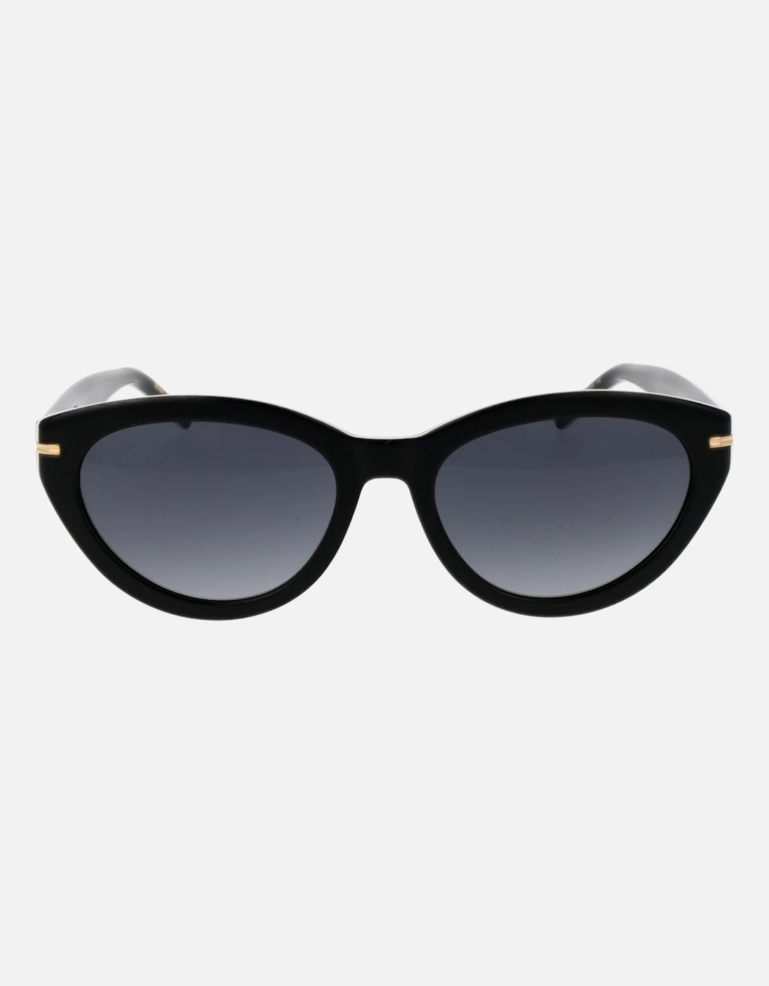 Cat Eye Gradient Sunglasses with Acetate Frame Women - Black