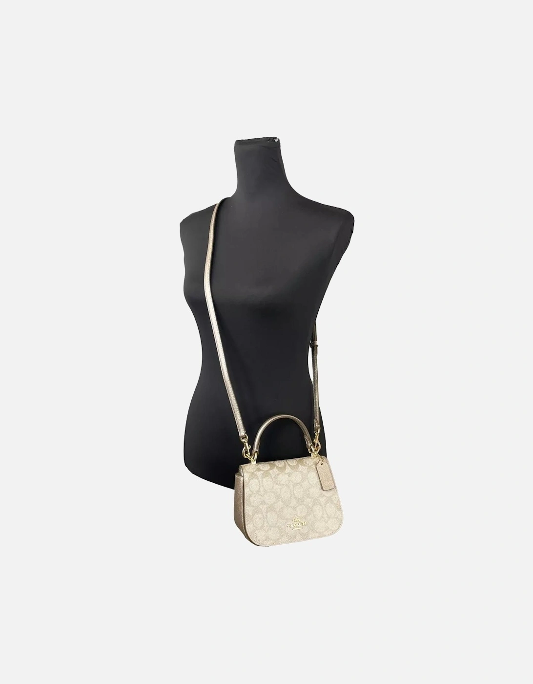 Lysa Top Handle Crossbody Bag Women - Champagne Gold