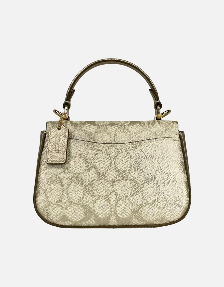 Lysa Top Handle Crossbody Bag Women - Champagne Gold