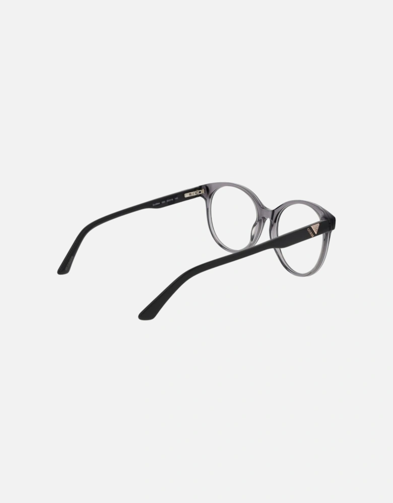 Round Acetate Frame Glasses Women - Gray