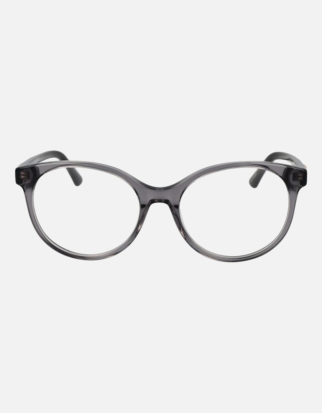 Round Acetate Frame Glasses Women - Gray