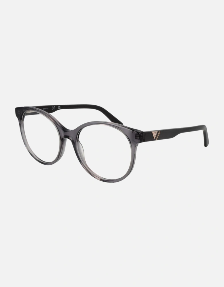 Round Acetate Frame Glasses Women - Gray