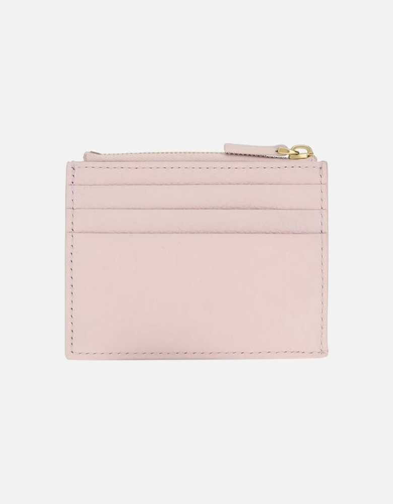 Leather Card Holder with VLogo Plaque Women - Multicolor Wallets