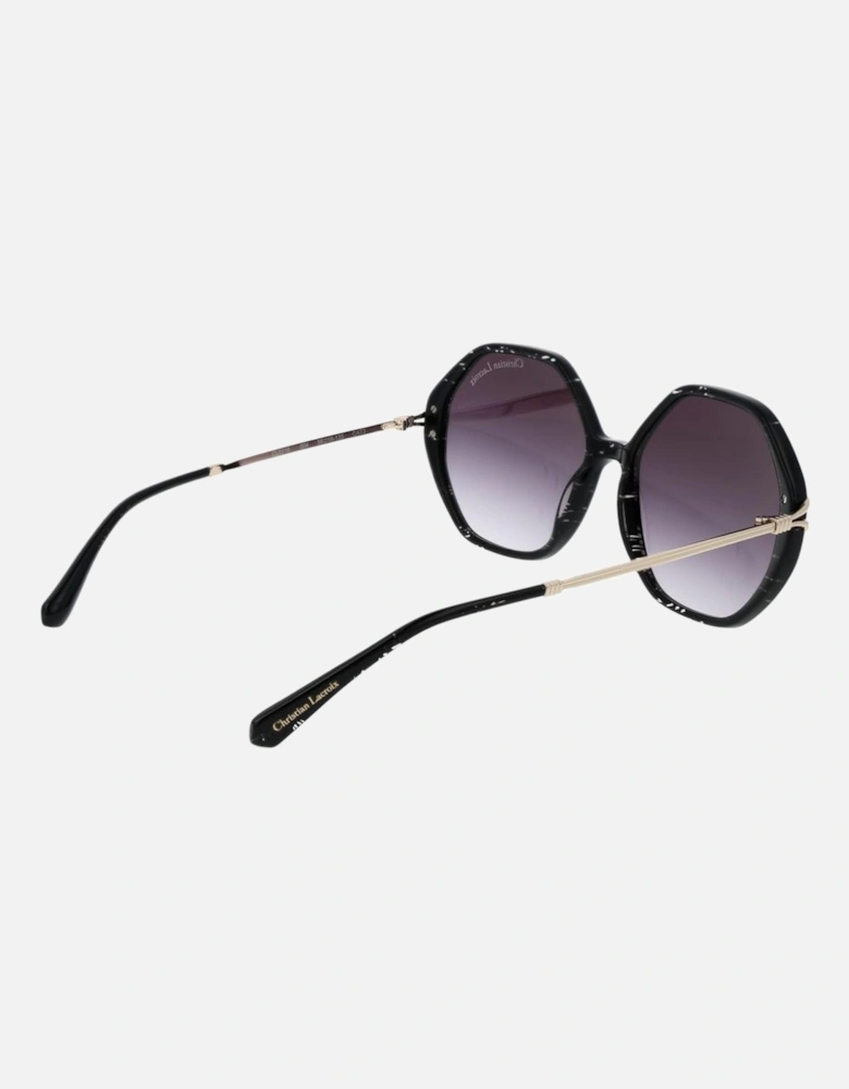 Square Gradient Sunglasses with Acetate Frame Women - Black