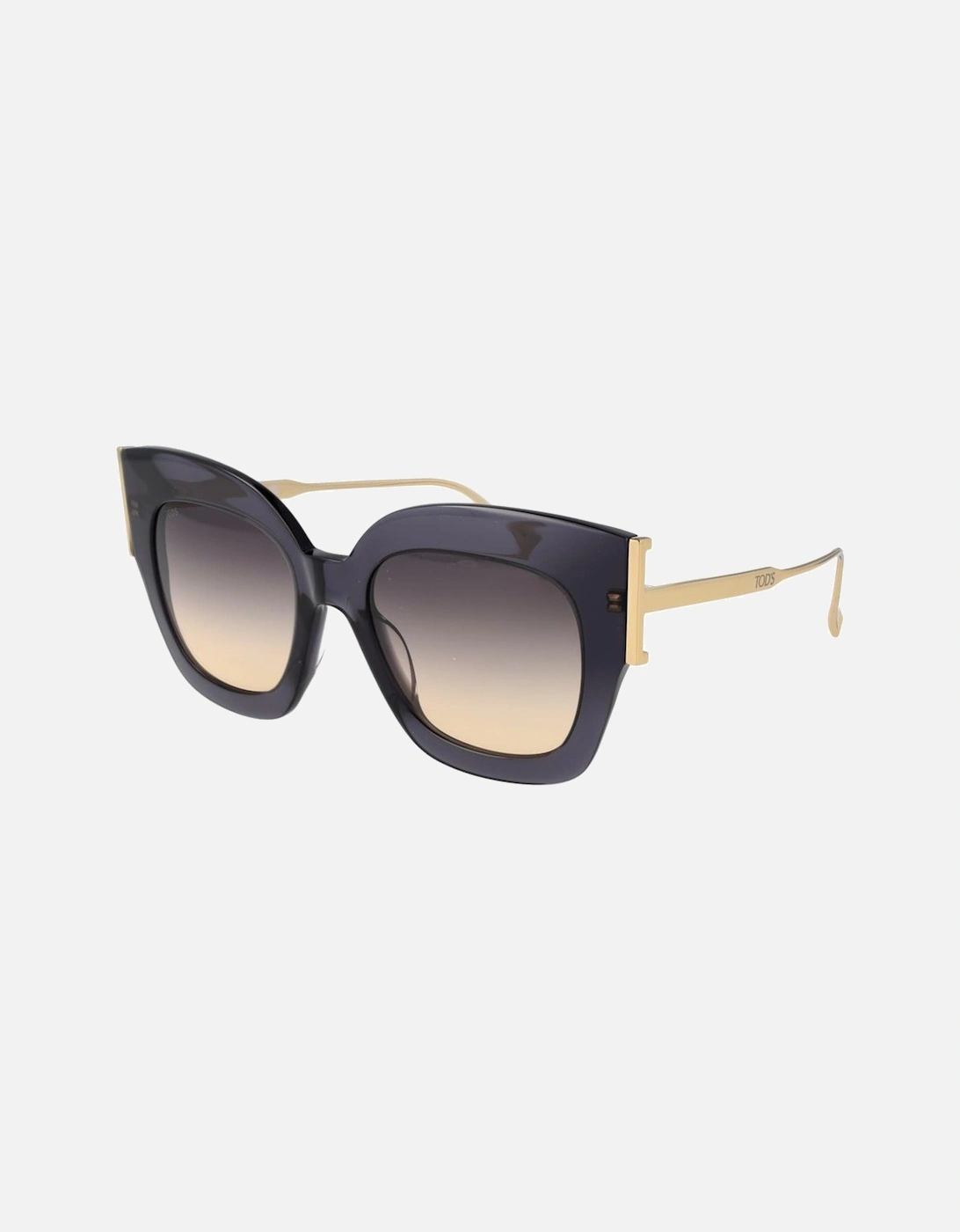 Butterfly Gradient Sunglasses with Acetate Frame Women - Gray, 4 of 3