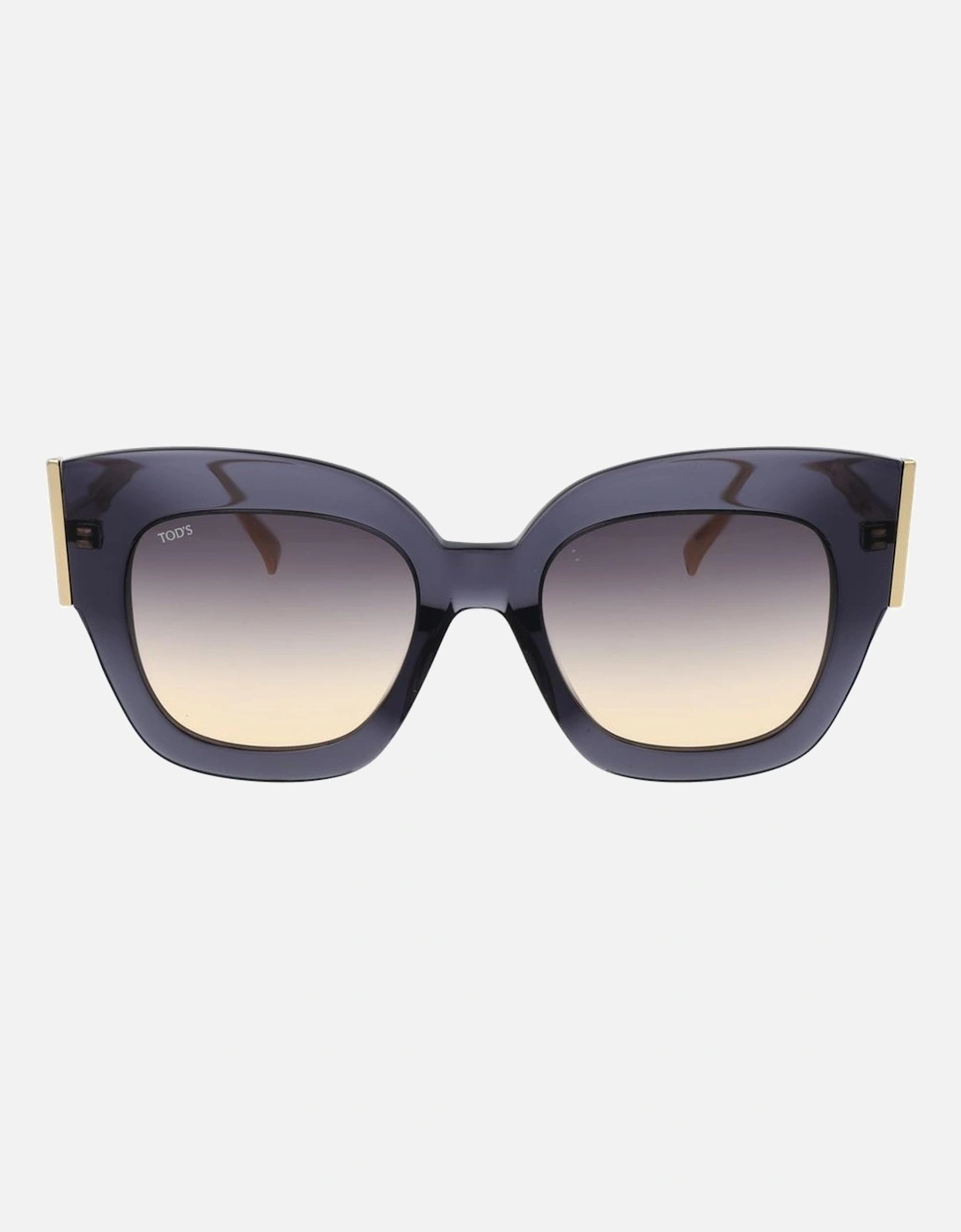 Butterfly Gradient Sunglasses with Acetate Frame Women - Gray