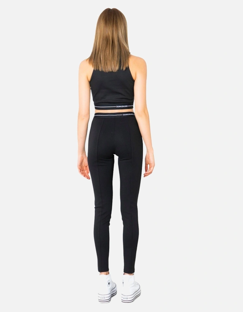 Sleeveless Round Neck Tank Top Women - Black