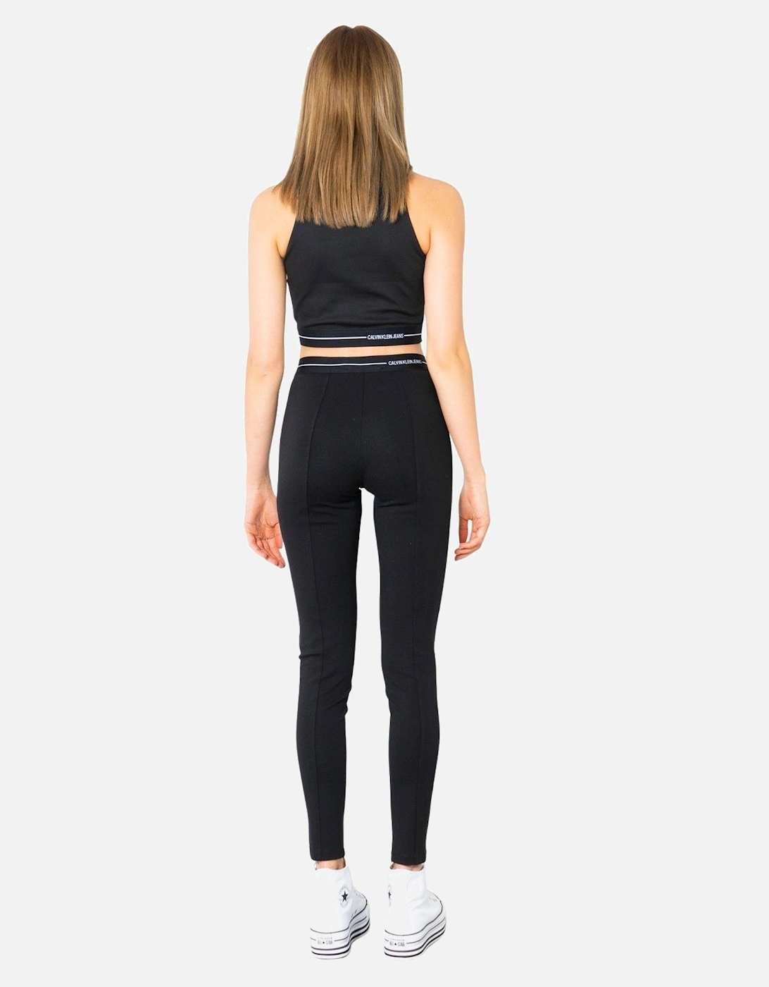 Sleeveless Round Neck Tank Top Women - Black