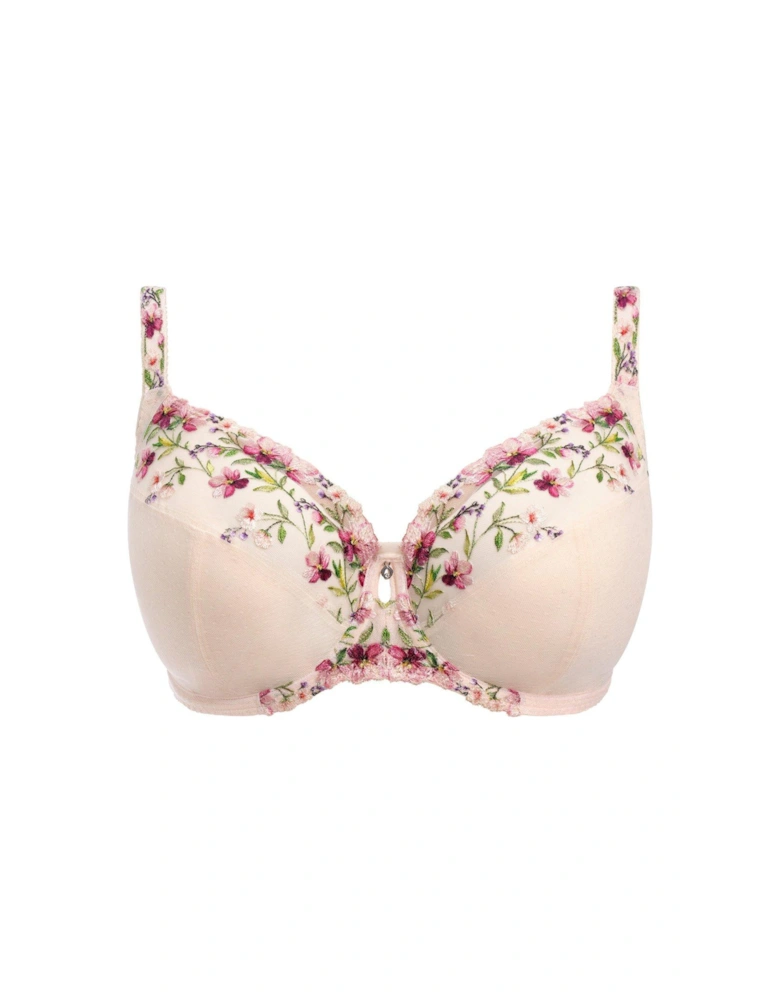 Marie Underwired Side Support Bra - Cream Multi