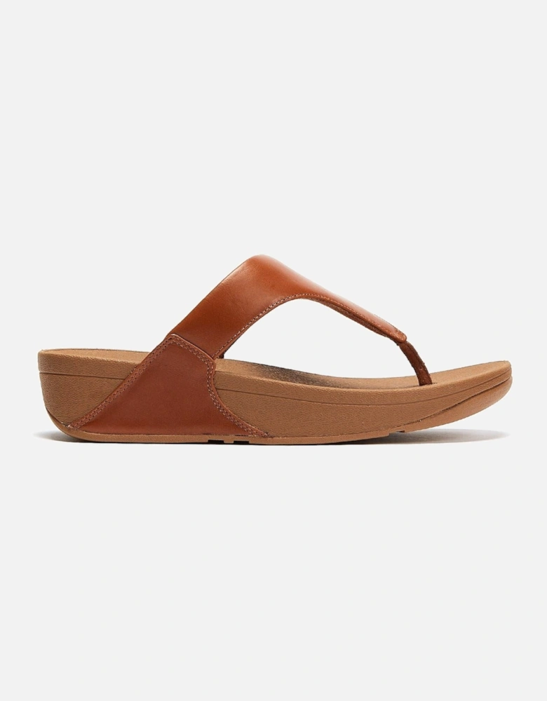 Lulu Leather Womens Tan Sandals
